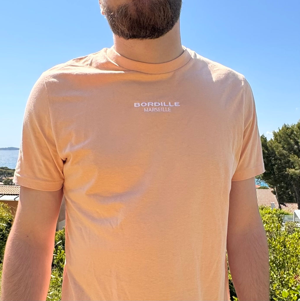 T-shirt Creamy Bordille Brodé Unisexe – Édition Premium | Bordille Marseille