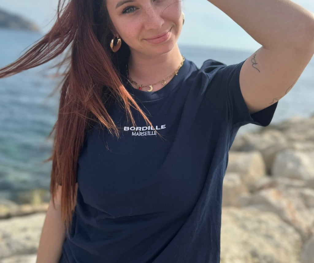 T-shirt Sea Bordille Brodé Unisexe – Esprit Méditerranée | Bordille Marseille