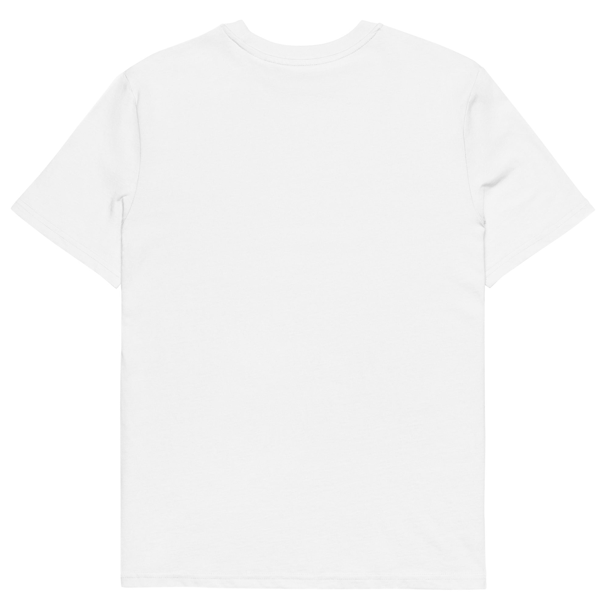 T-shirt Classique Bordille Blanc Brodé Unisexe – Coton Bio - photo 4 | Bordille Marseille